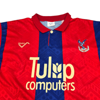 1991/92 Crystal Palace Home Football Shirt (M) Ribero - Football Finery - FF301595