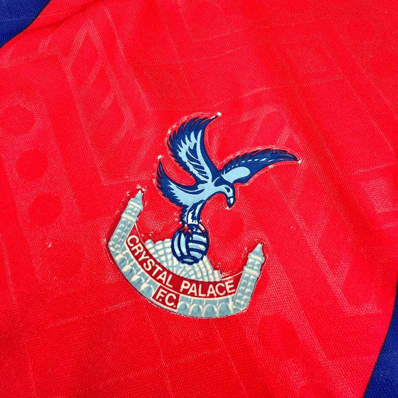 1991/92 Crystal Palace Home Football Shirt (M) Ribero - Football Finery - FF301595