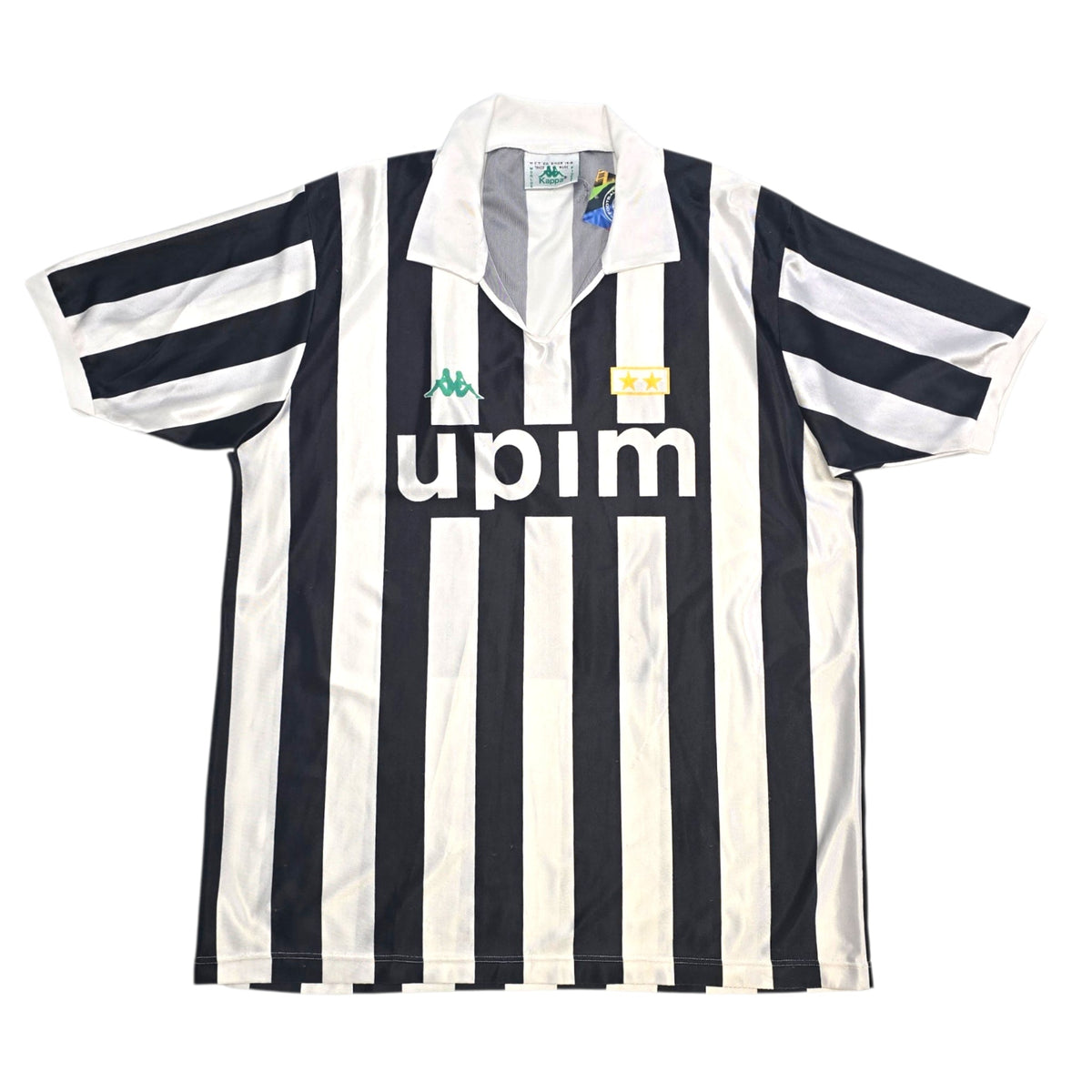 1991/92 Juventus Home Football Shirt (L) Kappa - Football Finery - FF305686