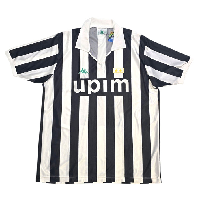 1991/92 Juventus Home Football Shirt (L) Kappa - Football Finery - FF305686