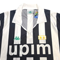 1991/92 Juventus Home Football Shirt (L) Kappa - Football Finery - FF305686