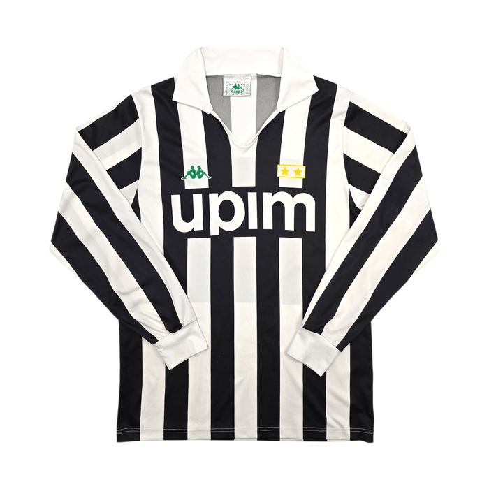 1991/92 Juventus Home Football Shirt (S) Kappa - Football Finery - FF301783