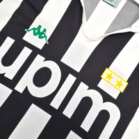 1991/92 Juventus Home Football Shirt (S) Kappa - Football Finery - FF301783