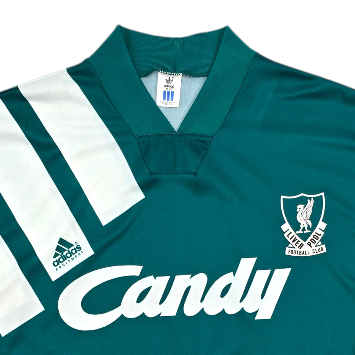 1991/92 Liverpool Away Football Shirt (L) Adidas - Football Finery - FF305115