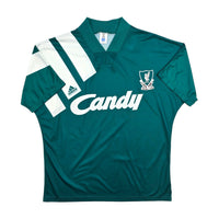 1991/92 Liverpool Away Football Shirt (L) Adidas - Football Finery - FF305115