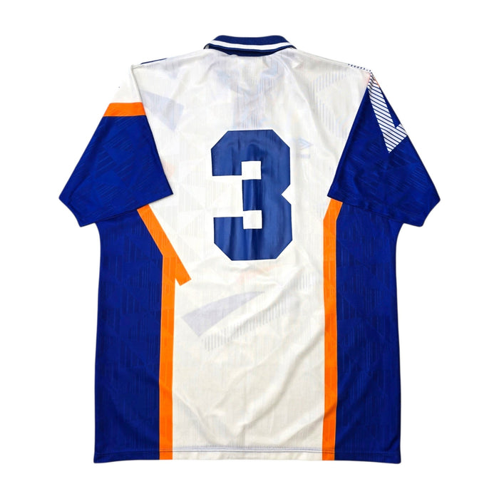 1991/92 Luton Town Home Football Shirt (L) Umbro #3 - Football Finery - FF307682