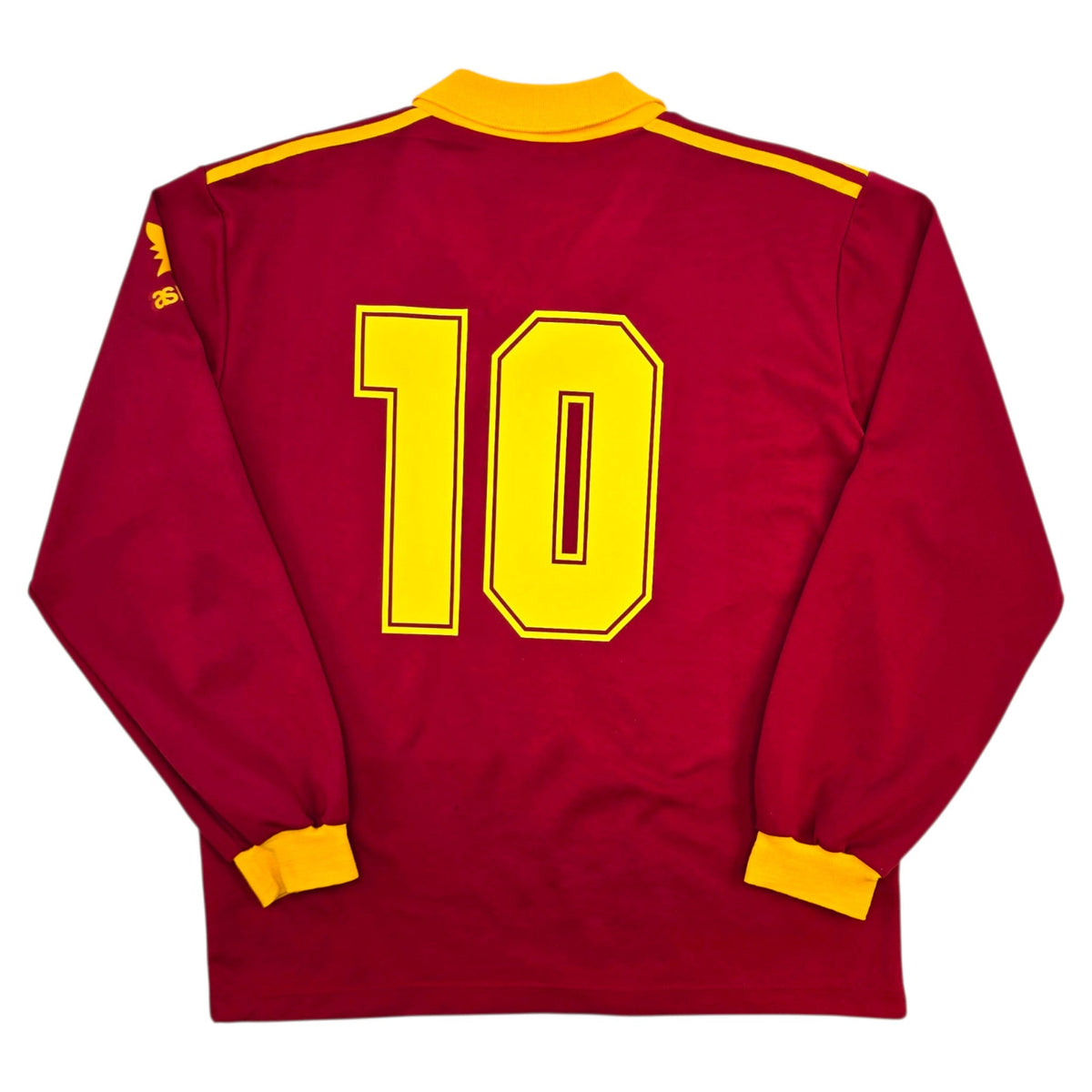 1991/92 Roma Home Football Shirt (XL) Adidas 10 (Fausto Salsano) - Football Finery - FF306419