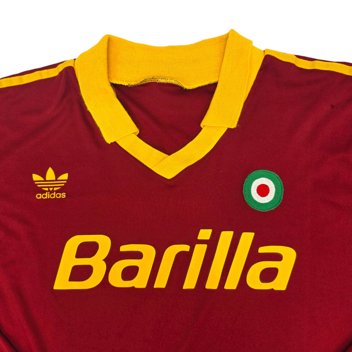 1991/92 Roma Home Football Shirt (XL) Adidas - Football Finery - FF203966