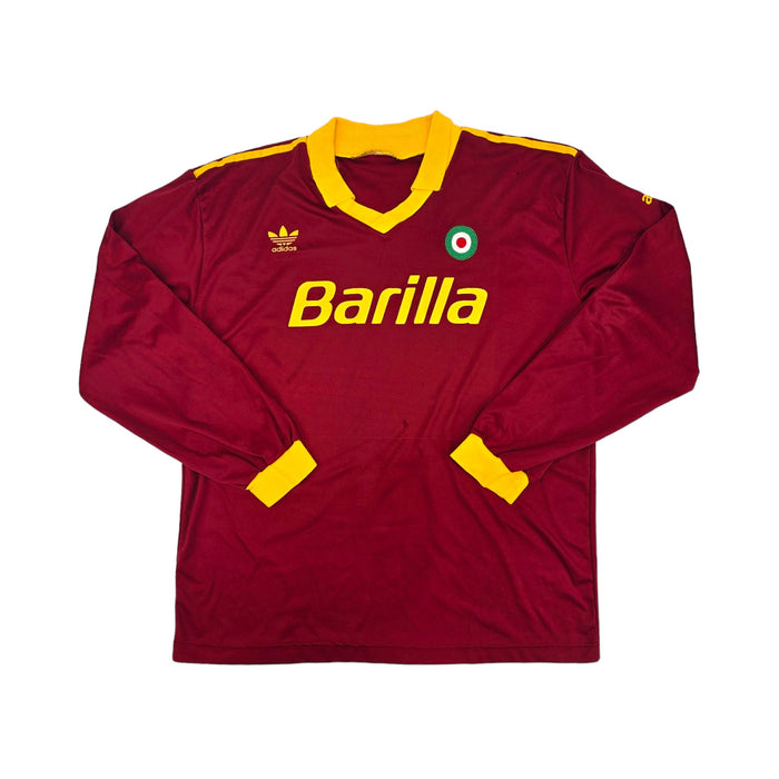 1991/92 Roma Home Football Shirt (XL) Adidas - Football Finery - FF203966