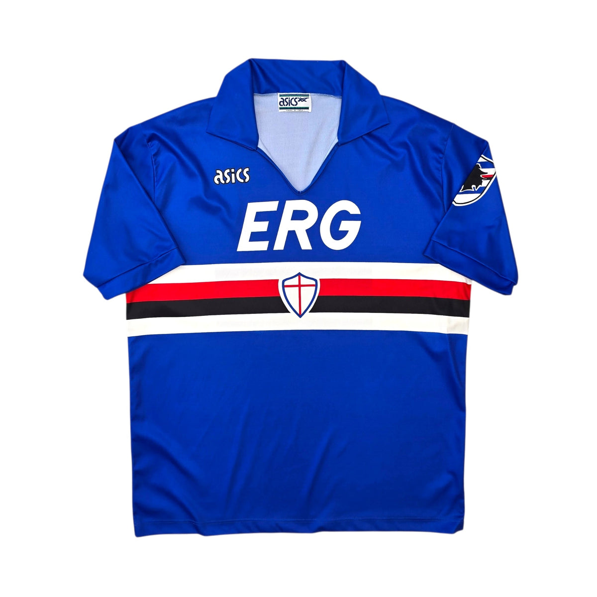 1991/92 Sampdoria Home Football Shirt (XL) Asics - Football Finery - FF305699