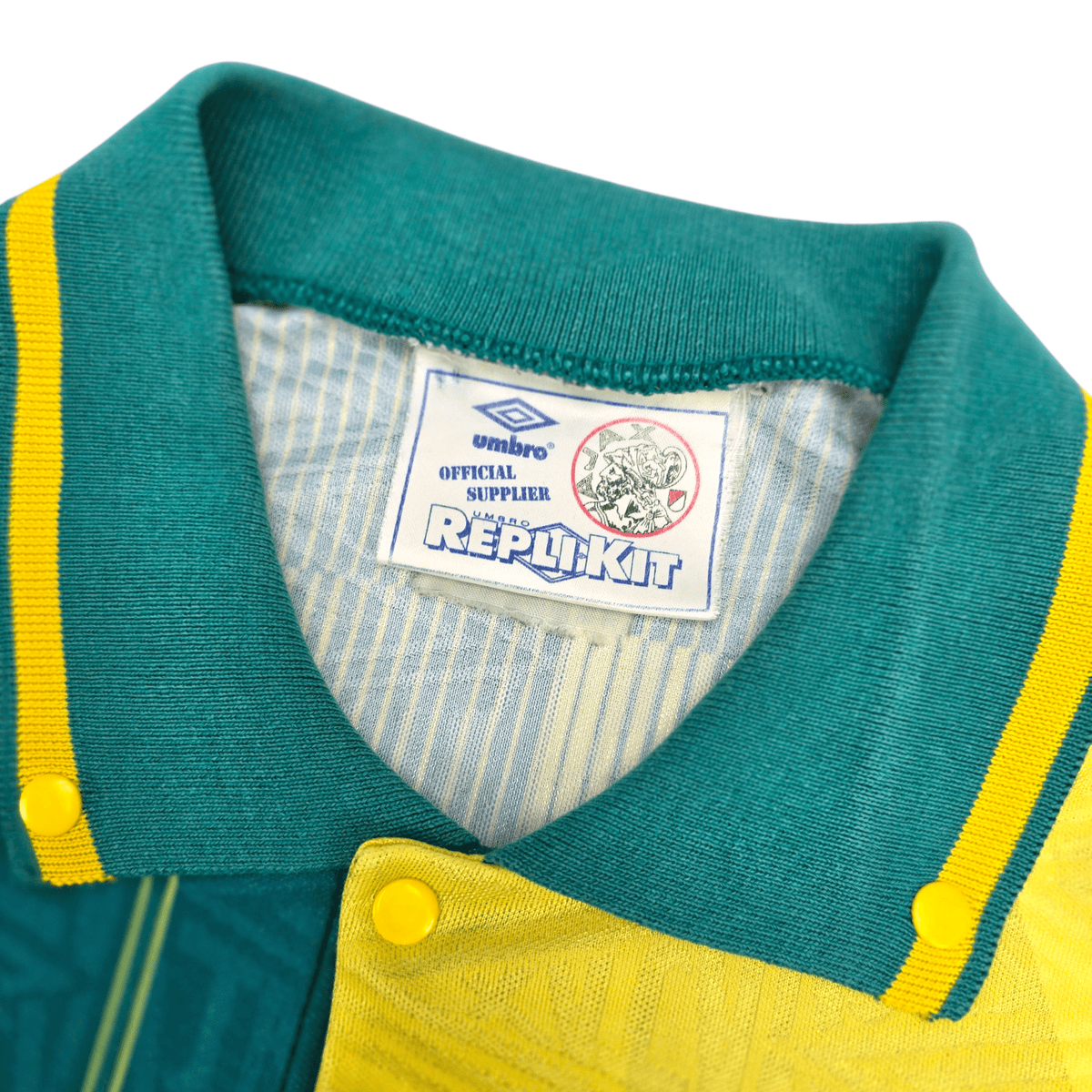 1991/93 Ajax Away Football Shirt (XL) Umbro - Football Finery - FF301715