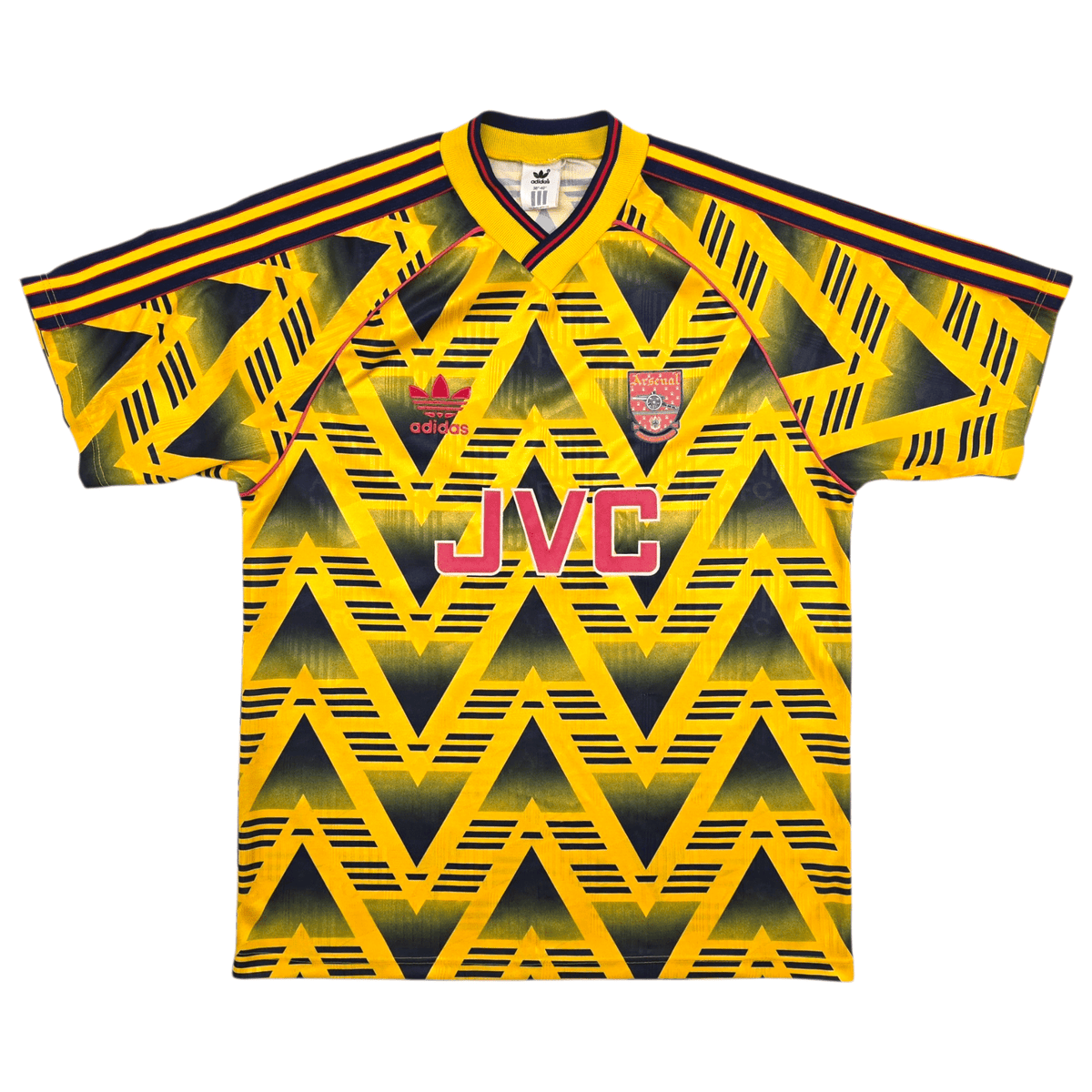 1991/93 Arsenal Away Football Shirt (M) Adidas - Football Finery - FF304989