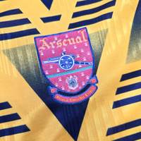 1991/93 Arsenal Away Football Shirt (M) Adidas - Football Finery - FF304989