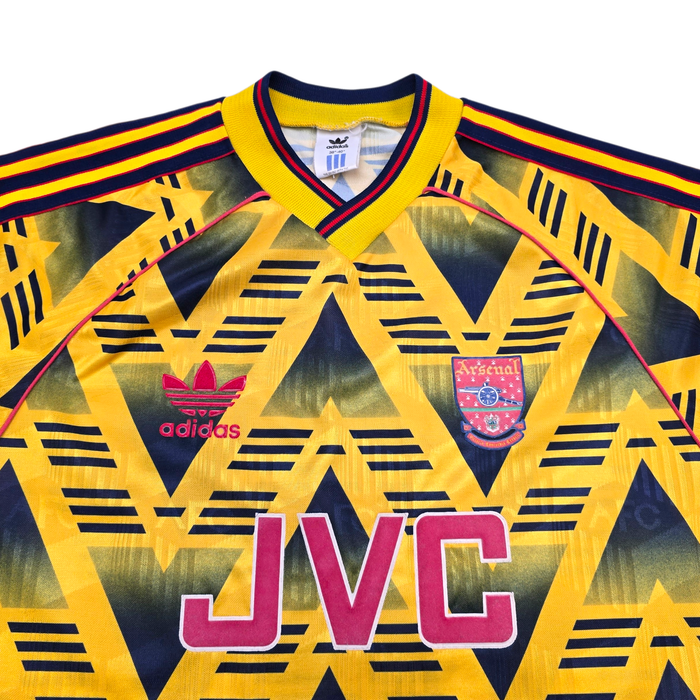 1991/93 Arsenal Away Football Shirt (M) Adidas - Football Finery - FF304989