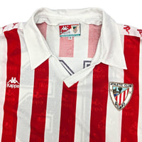 1991/93 Athletic Bilbao Home Football Shirt (XL) Kappa #16 - Football Finery - FF203959