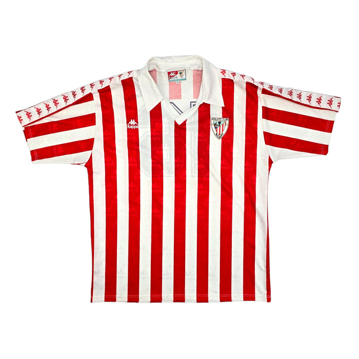 1991/93 Athletic Bilbao Home Football Shirt (XL) Kappa #16 - Football Finery - FF203959