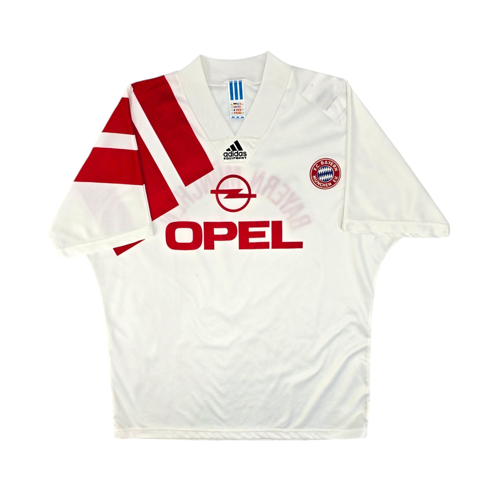 1991 93 Bayern Munich Away Football Shirt XL Adidas