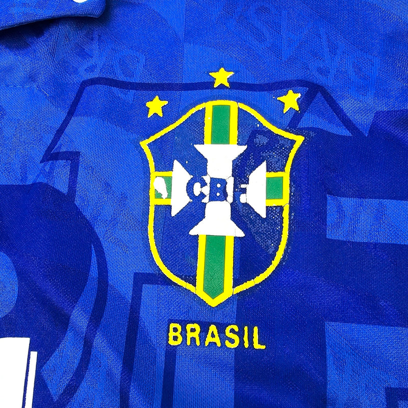 1991/93 Brazil Away Football Shirt (XL) Umbro #11 Romario - Football Finery - FF203946