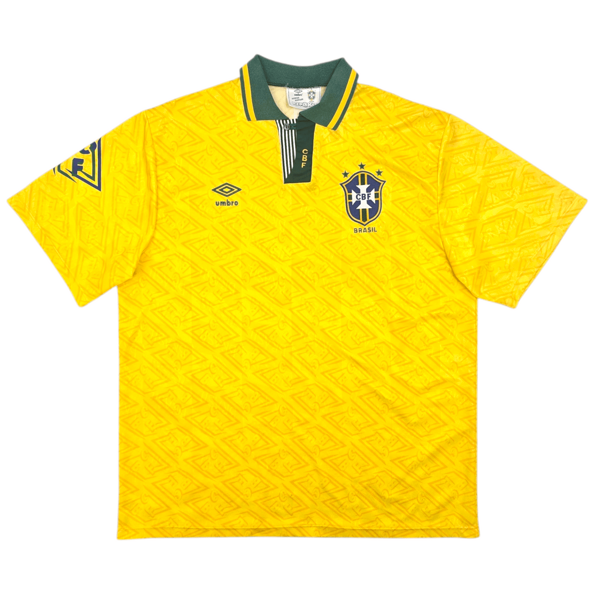 1991/93 Brazil Home Football Shirt (XL) Umbro - Football Finery - FF305248