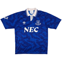 1991/93 Everton Home Football Shirt (L) Umbro - Football Finery - FF300931