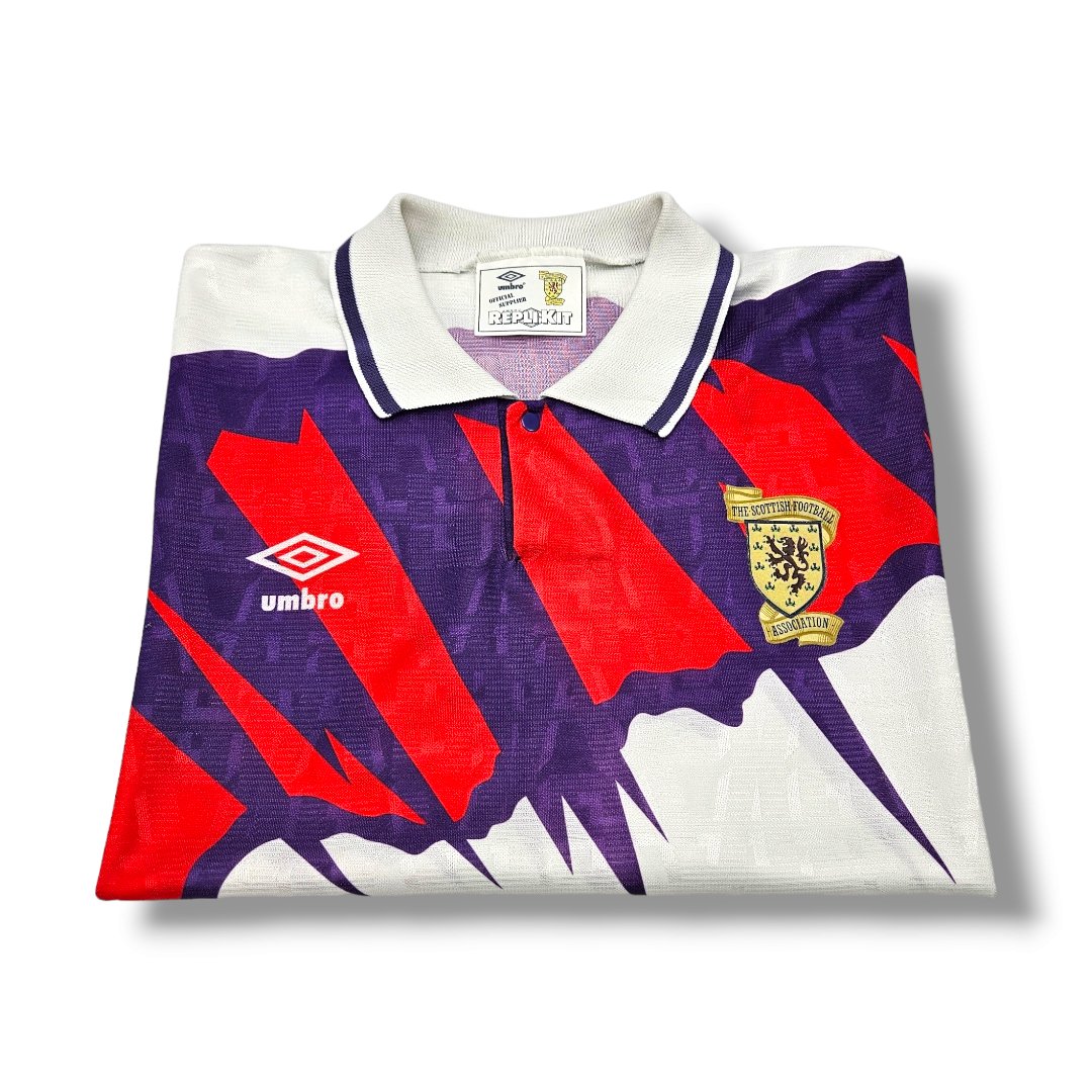 1991/93 Scotland Third Football Shirt (L) Umbro - Football Finery - FF203764