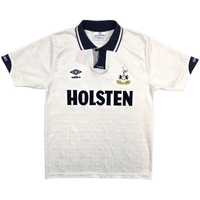 1991/93 Tottenham Hotspur Home Football Shirt (S) Umbro - Football Finery - FF304697