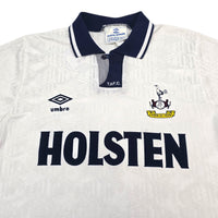 1991/93 Tottenham Hotspur Home Football Shirt (S) Umbro - Football Finery - FF305598