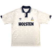 1991/93 Tottenham Hotspur Home Football Shirt (XL) Umbro - Football Finery - FF304159
