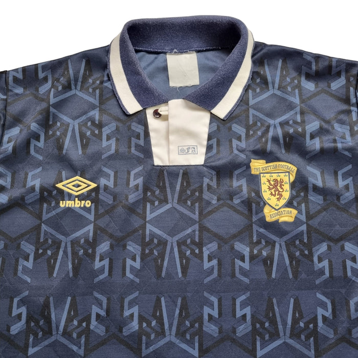 1991/94 Scotland Home Football Shirt (XL) Umbro - Football Finery - FF202724