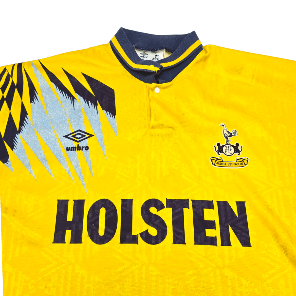 1991/95 Tottenham Hotspur Away Football Shirt (M) Umbro - Football Finery - FF301381