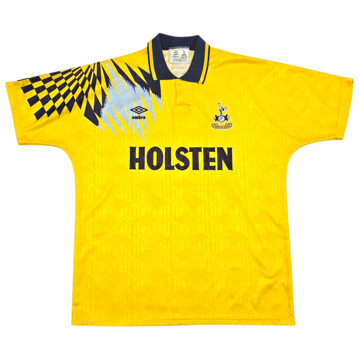 1991/95 Tottenham Hotspur Away Football Shirt (XL) Umbro 18 Klinsmann - Football Finery - FF305597