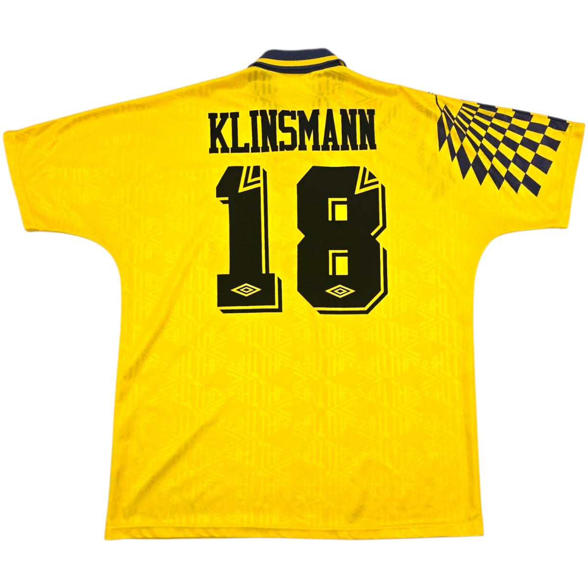 1991/95 Tottenham Hotspur Away Football Shirt (XL) Umbro 18 Klinsmann - Football Finery - FF305597