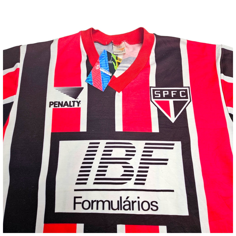 1992 Sao Paulo Away Football Shirt (L) Penalty #10 (Rai) - Football Finery - FF203280