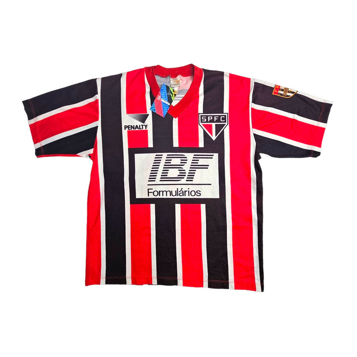 1992 Sao Paulo Away Football Shirt (L) Penalty #10 (Rai) - Football Finery - FF203280