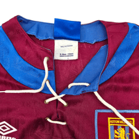 1992/93 Aston Villa Home Football Shirt (XL) Umbro - Football Finery - FF204523