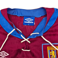 1992/93 Aston Villa Home Football Shirt (XL) Umbro - Football Finery - FF204523