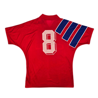 1992/93 Bayern Munich Home Football Shirt (S) Adidas 8 (Schupp) - Football Finery - FF300456