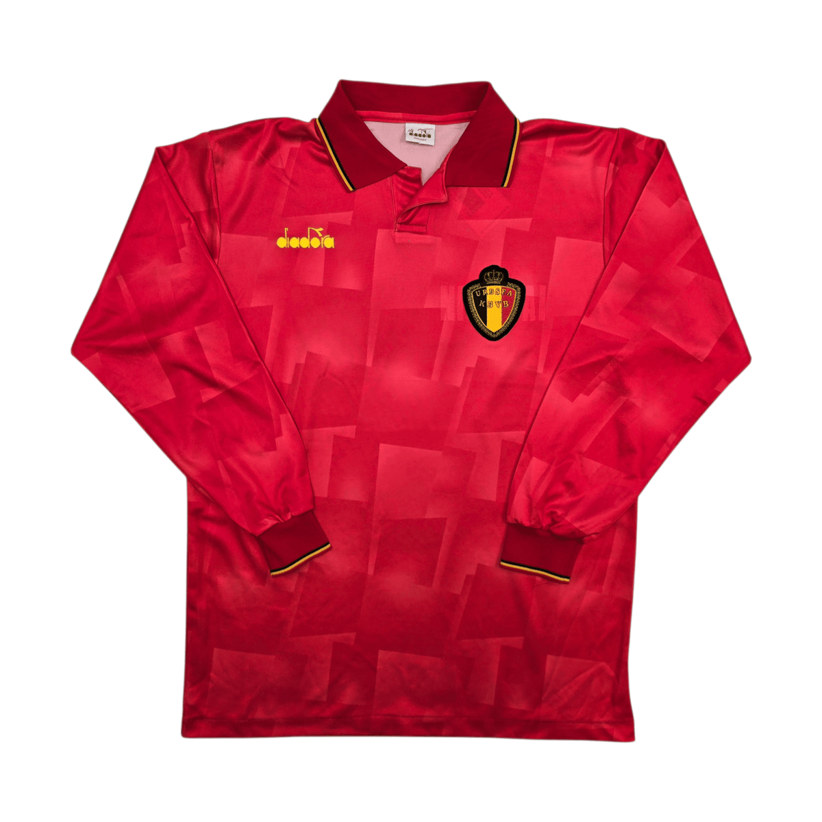 1992/93 Belgium Home Football Shirt (L) Diadora (Upgraded Template) - Football Finery - FF303934