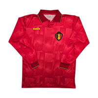 1992/93 Belgium Home Football Shirt (L) Diadora (Upgraded Template) - Football Finery - FF303934