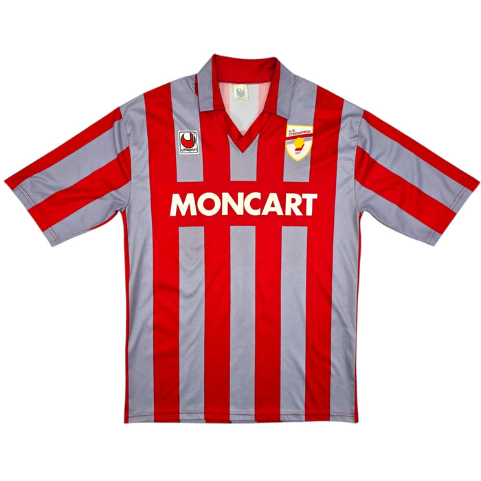 1992/93 Cremonese Home Football Shirt (XL) Uhlsport - Football Finery - FF204428