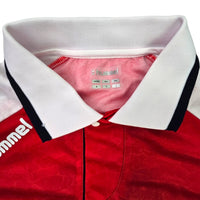 1992/93 Denmark Home Football Shirt (M) Hummel #9 (Povlsen) Official Re - Issue - Football Finery - FF203377