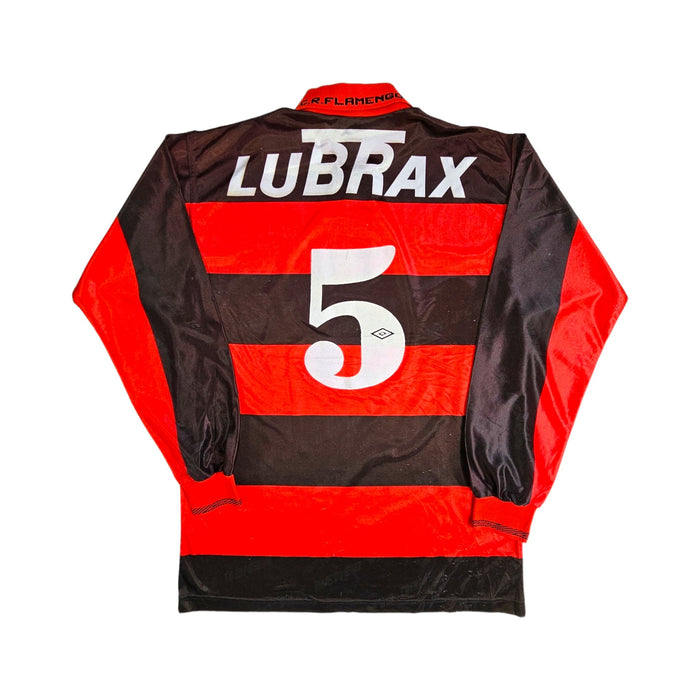 1992/93 Flamengo Home Football Shirt (L) Umbro # 5 (Junior) - Football Finery - FF203017