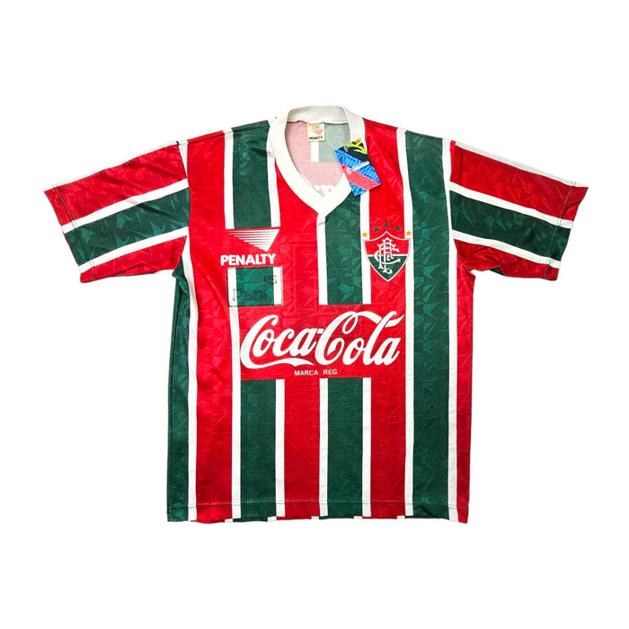 1992/93 Fluminense Home Football Shirt (L) Penalty #4 - Football Finery - FF203510