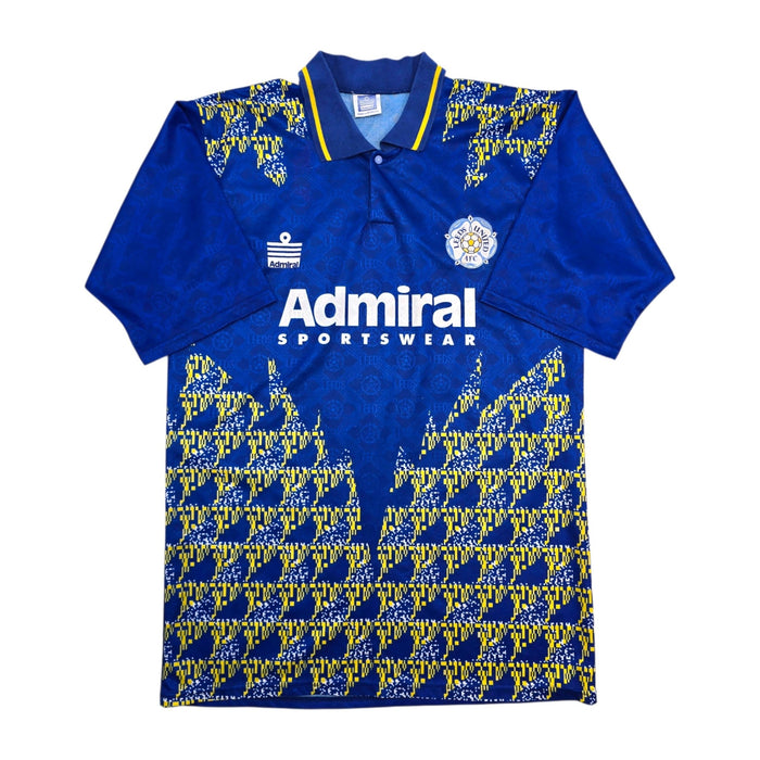 1992/93 Leeds United Away Football Shirt (M) Admiral - Football Finery - FF307615