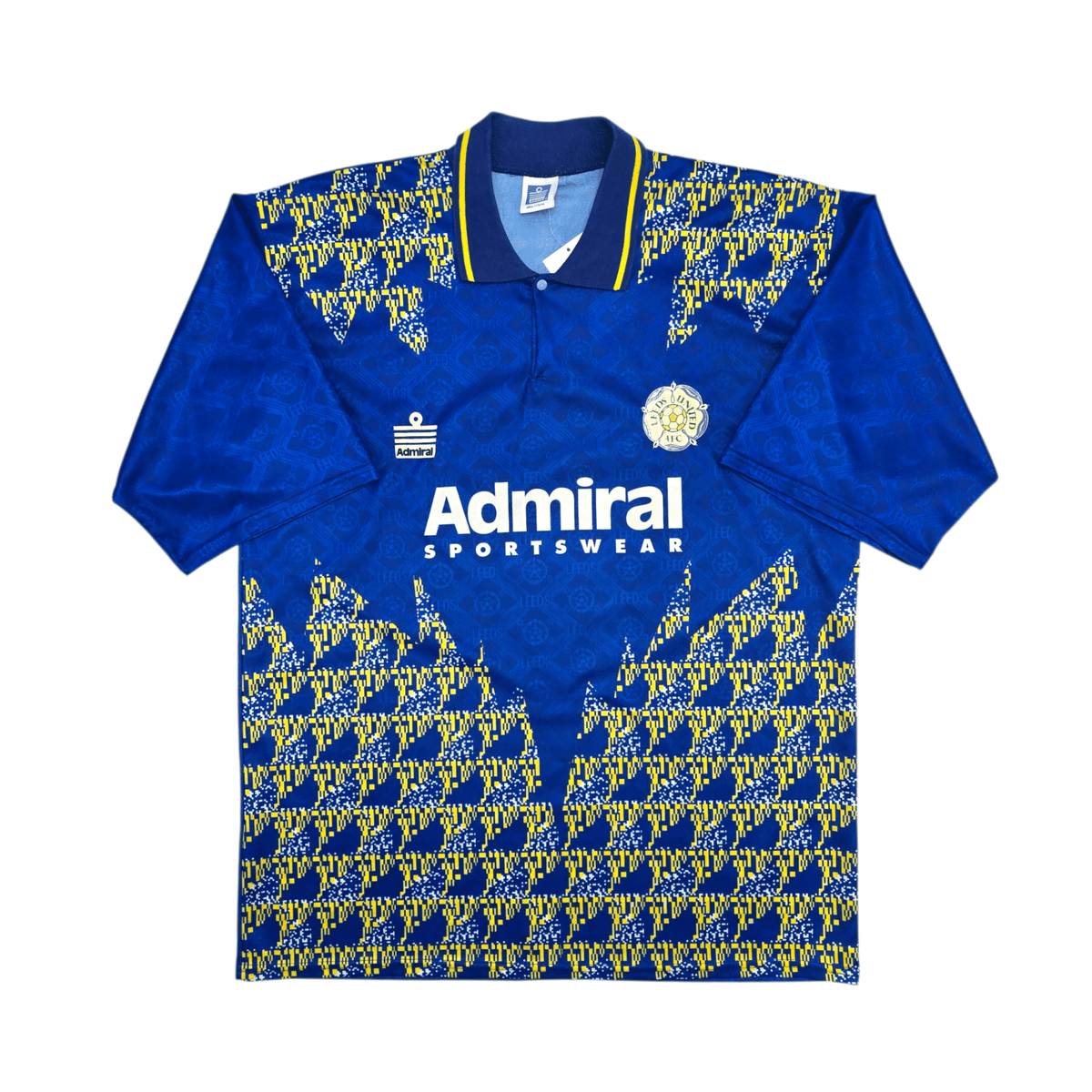 1992/93 Leeds United Away Football Shirt (XL) Admiral - Football Finery - FF302329