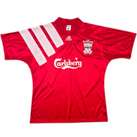 1992/93 Liverpool Home Football Shirt (XL) Adidas - Football Finery - FF305466