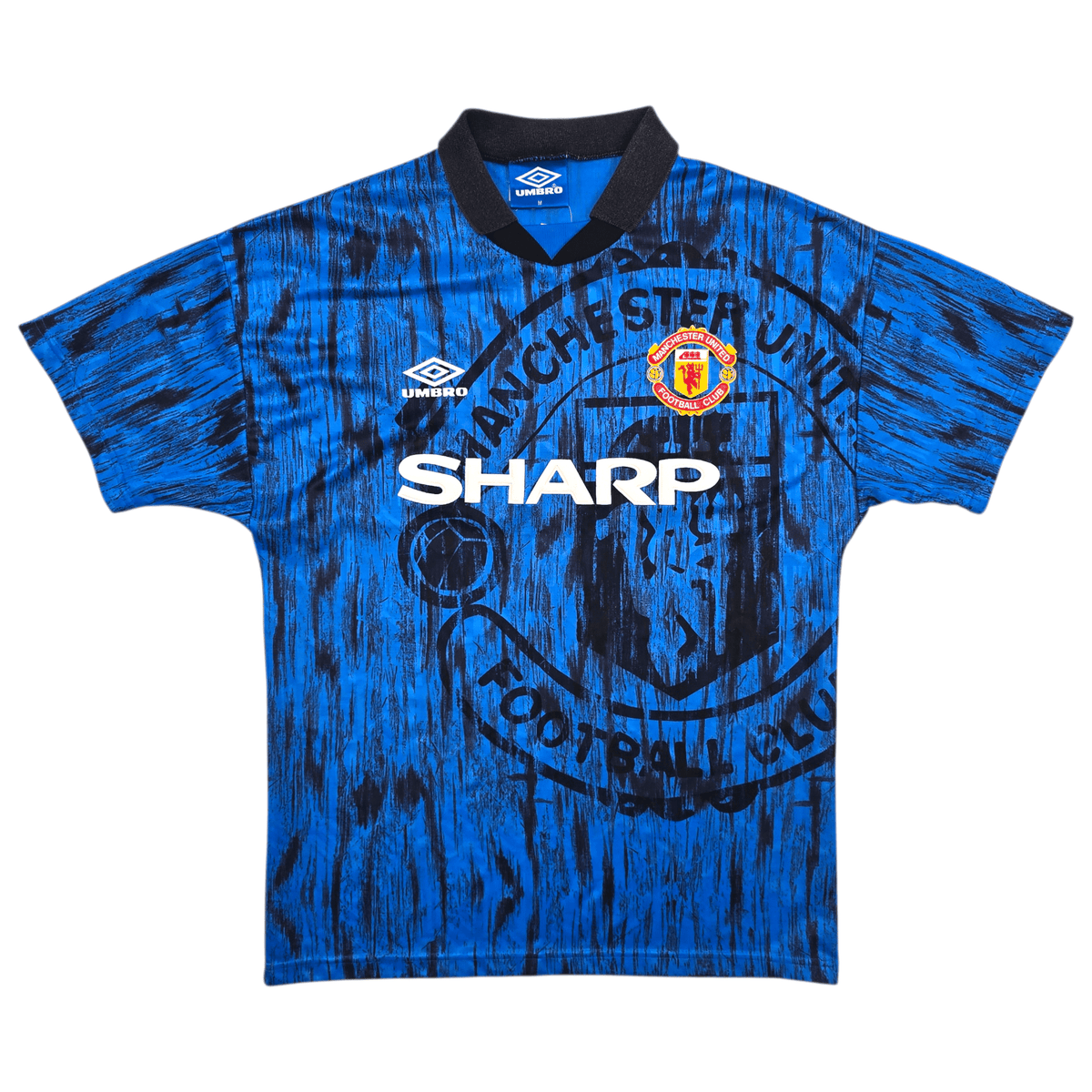 1992/93 Manchester United Away Football Shirt (M) Umbro – Football