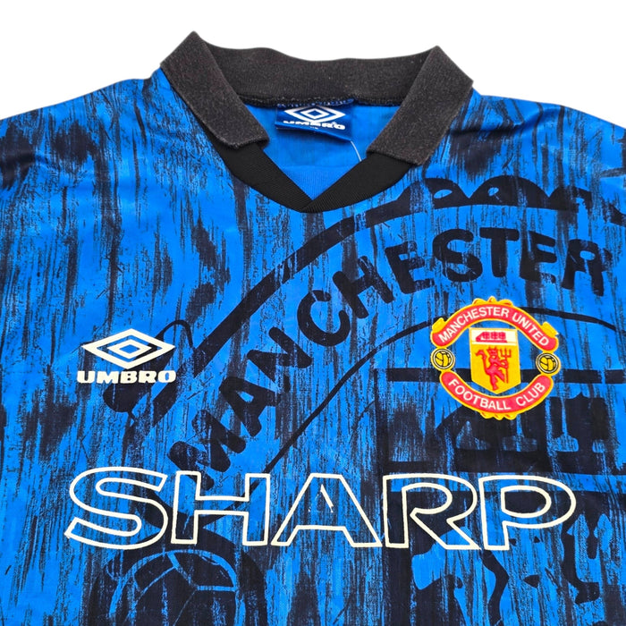 1992/93 Manchester United Away Football Shirt (XL) Umbro - Football Finery - FF306793