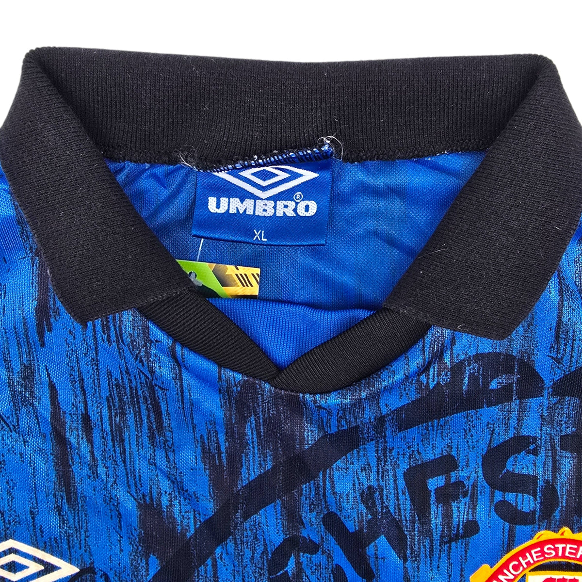 1992/93 Manchester United Away Football Shirt (XL) Umbro - Football Finery - FF307062