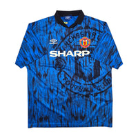 1992/93 Manchester United Away Football Shirt (XL) Umbro - Football Finery - FF307062